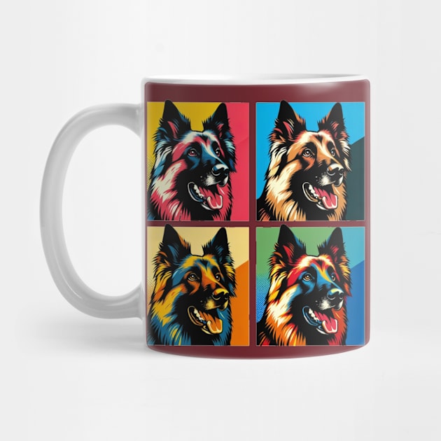 Belgian Shepherd Pop Art - Dog Lovers by PawPopArt